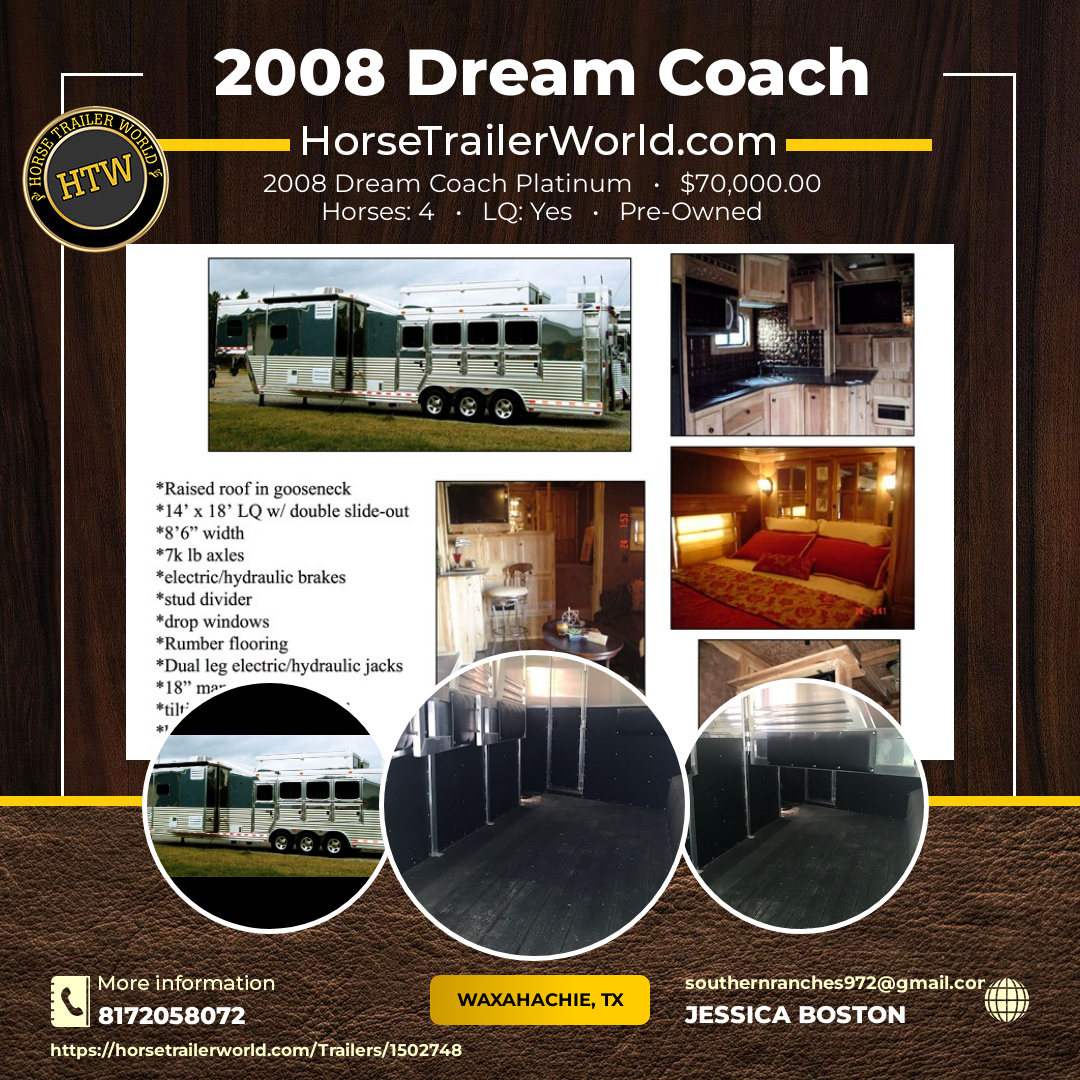 Dream Coach Trailers for Sale