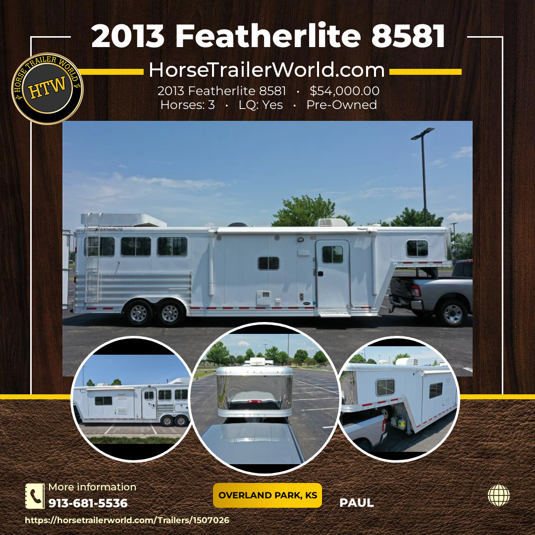 2013 Featherlite 8581