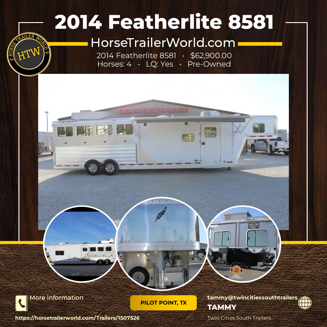 2014 Featherlite 8581