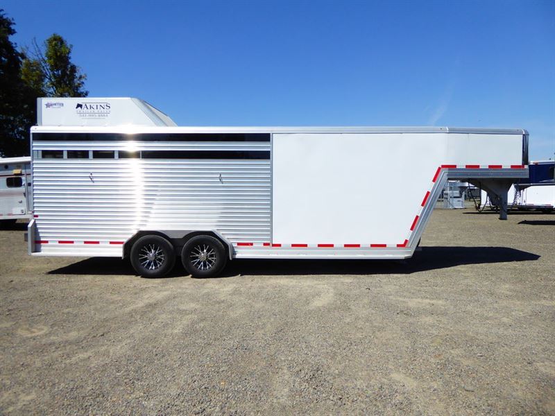 2019 Frontier Aluminum Trailers Frontier Livestock Series 14K Gooseneck ...