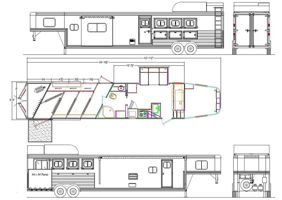 2027 4 horse Lakota Trailers Charger CH8416SR 4 H