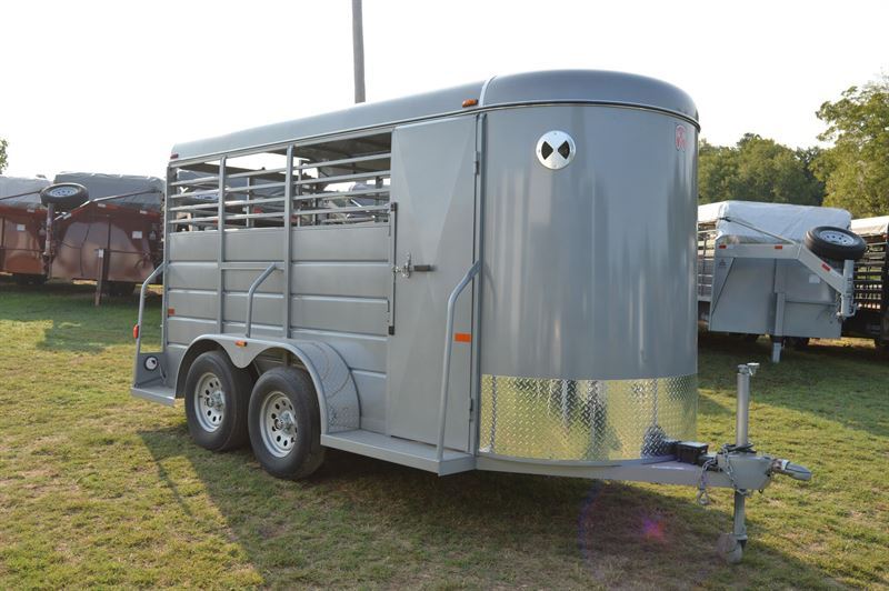2022 WW 5x14x6'6" Bumper Pull Stock Trailer