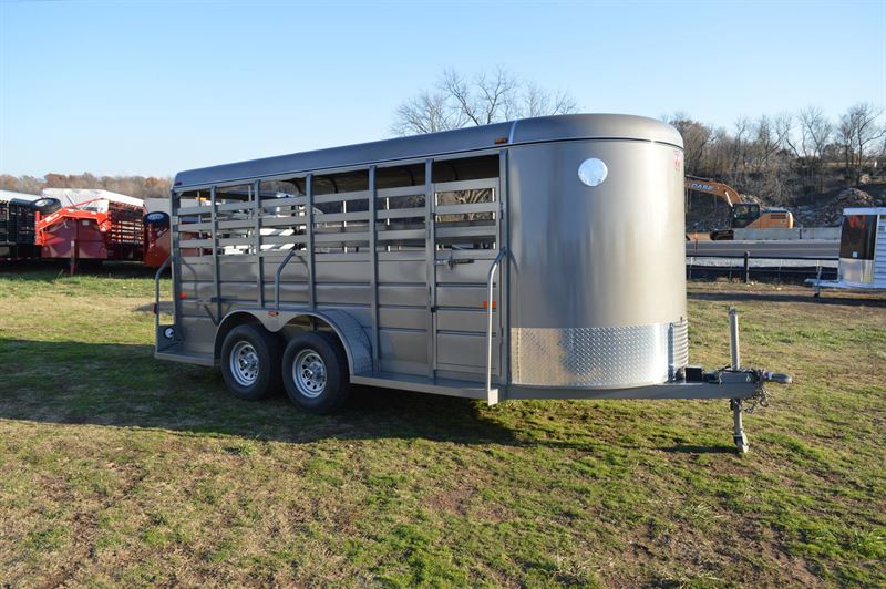 2022 WW 6x16x6'2" Bumper Pull Stock Trailer