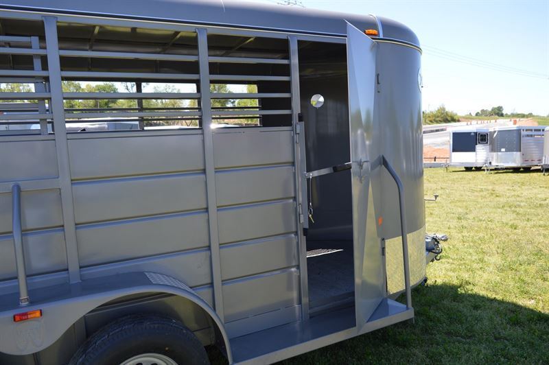 2023 WW 6x16x6'6" BUMPER PULL STOCK TRAILER RUBBER FLOOR