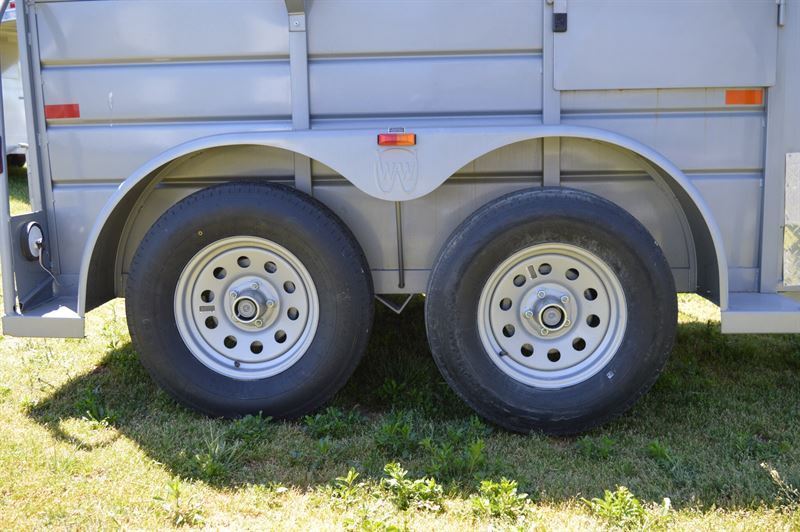 2023 W-W 5x10x6'2" bumper pull stock trailer