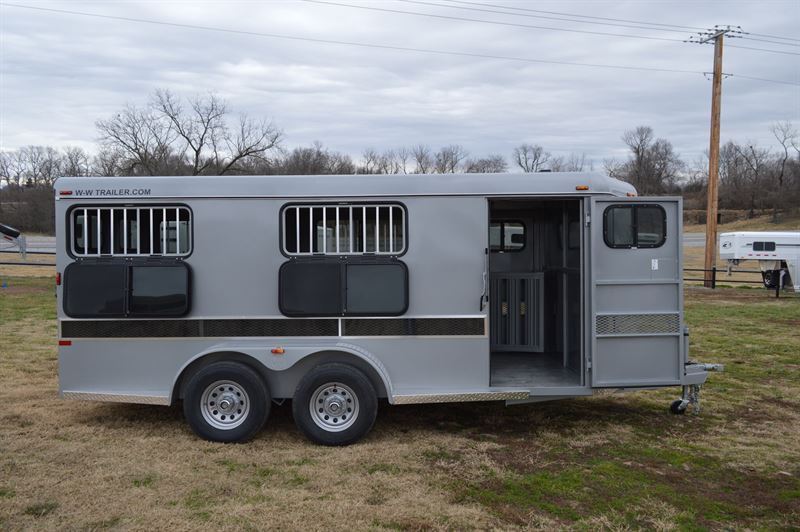 2024 W-W 6'8"x16'x6' pig/goat trailer