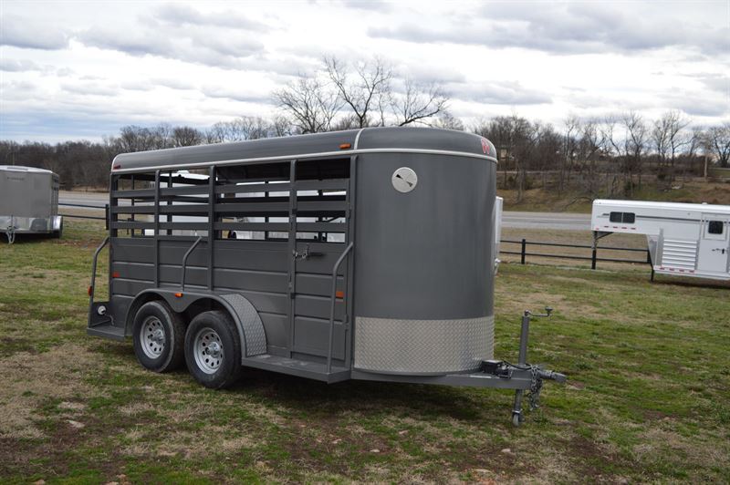 2024 WW ALL AROUND 5X14X6 2 STOCK TRAILER   Trailer 1522442 3 