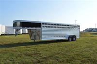 2025 Featherlite 7' x 24' x 6'6" stock trailer