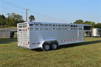 2025 Featherlite 7' x 24' x 6'6" stock trailer