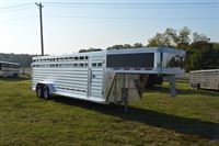 2025 Featherlite 7' x 24' x 6'6" stock trailer