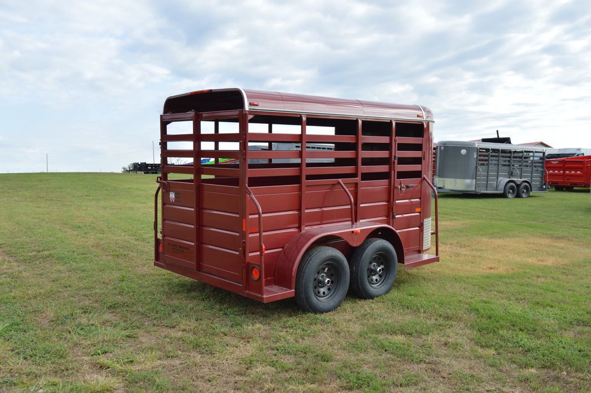 2026 W-W all around 5x12x6'2" bumper pull stock trailer