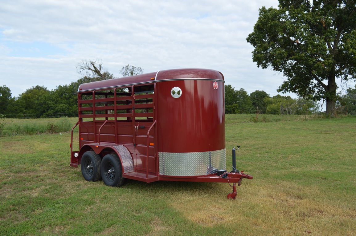 2026 W-W all around 5x12x6'2" bumper pull stock trailer