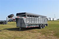 2025 Stock horse Coose 6'8"X20'X6'6" Stock Trailer 14K