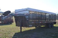 2026 Stock horse WW ROUSTABOUT 6'8"x24' GOOSENECK STOCK TRAILER