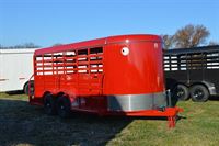 2026 Stock horse WW ALL AROUND 6'X16'X6'2" BUMPER PULL STOCK TRAILER