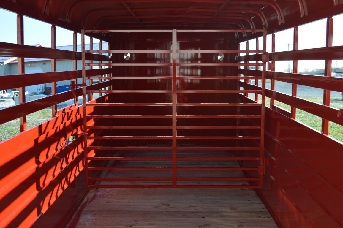 2026 W-W all around 6'x16'x6'2" bumper pull stock trailer