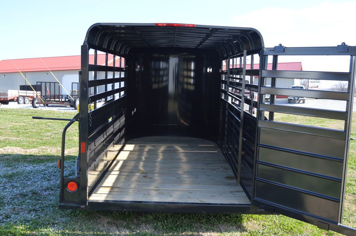 2026 W-W all around 6'x14'x6'2" bumper pull stock trailer