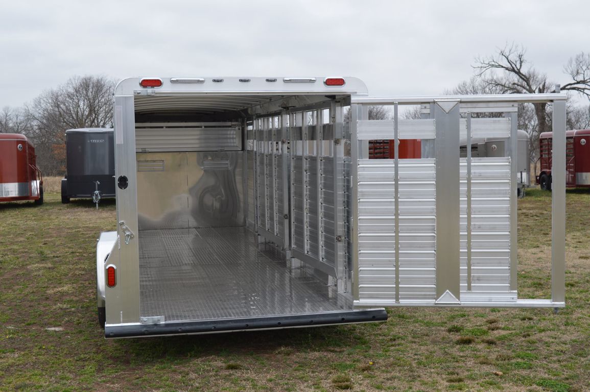 2027 4-star 7x24x6'6 deluxe stock trailer