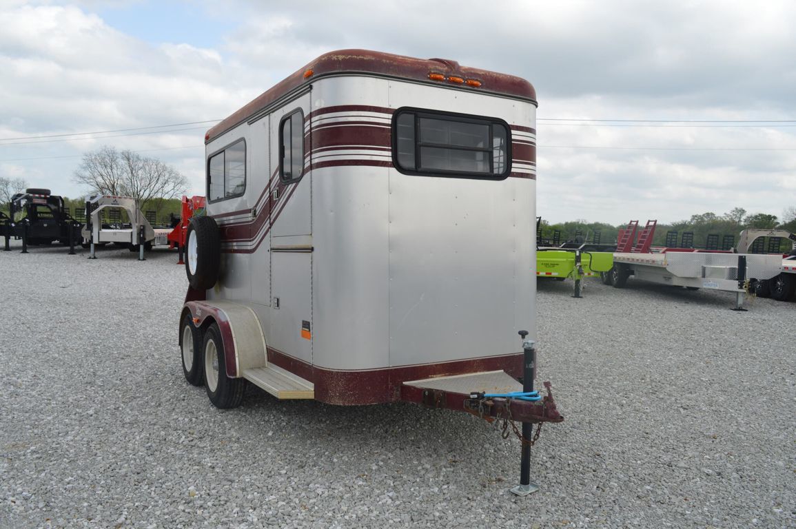 1990 Trail Et 2 horse straight load 2 saddle racks 7k