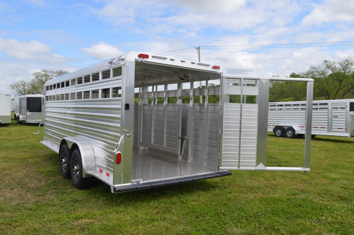 2027 4-star 7'x20'x6'6 deluxe stock trailer
