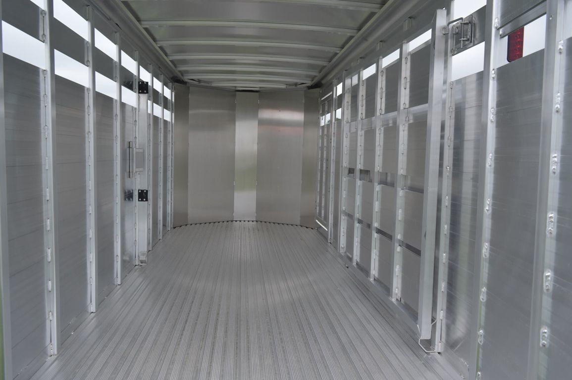2026 Featherlite 6'7"x16'x6'6" 8107 stock trailer 9.6k gvwr