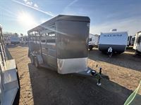 2026 Stock horse Valley Trailers 6x16 Stock Trailer (26016)
