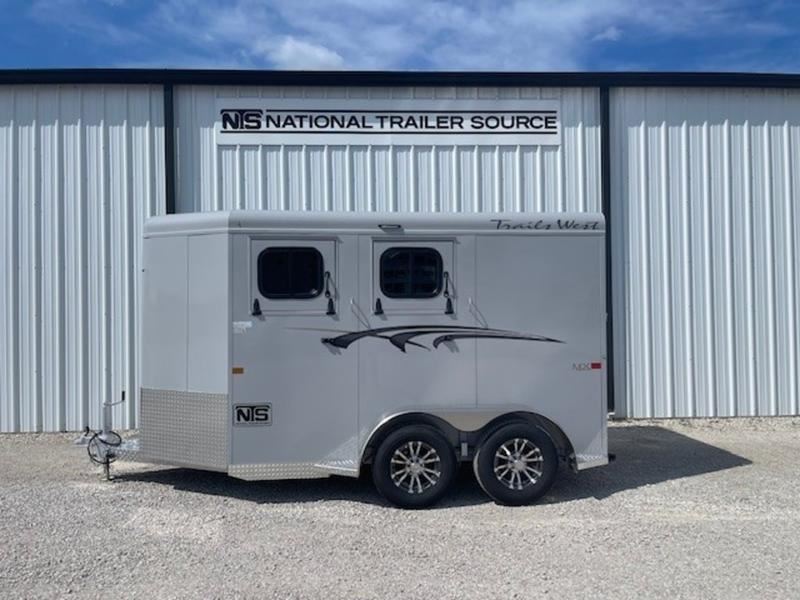 2025 Trails West 2 horse bumper pull trailer