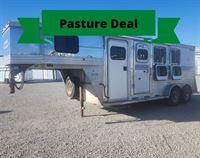 1999 3 horse Travalong 3 Horse Gooseneck Trailer