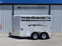 2026 2 horse Trails West 2 Horse Bumper Pull Trailer