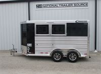 2025 2 horse Cimarron 2 Horse Bumper Pull Trailer