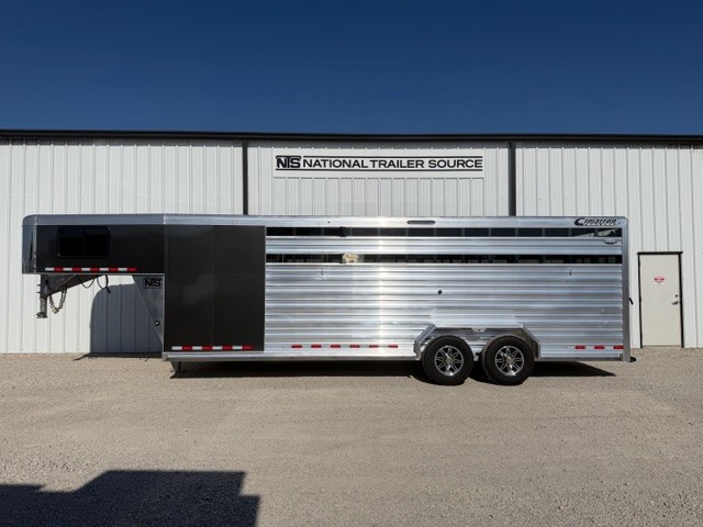 2026 Cimarron 24' livestock gooseneck trailer