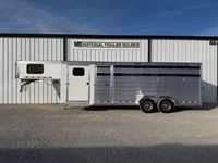 2026 Stock horse CImarron 24' Livestock Gooseneck Trailer