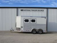 2025 2 horse Cimarron 2 Horse Bumper Pull Trailer