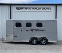2026 3 horse Trails West 3 Horse Bumper Pull Trailer