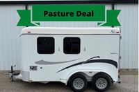 2005 2 horse Kiefer 2 Horse Bumper Pull Trailer