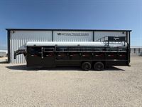 2025 6 horse Wyatt 6 Horse Gooseneck Trailer with Trainers Split Tack