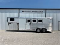2025 3 horse Cimarron 3 Horse Gooseneck Trailer
