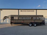 2026 Stock horse Big Bend 24' Livestock Gooseneck Trailer
