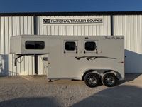 2026 2 horse Trails West 2 Horse Gooseneck Trailer