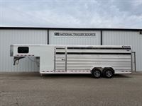 2026 Stock horse Cimarron 24' Livestock Gooseneck Trailer