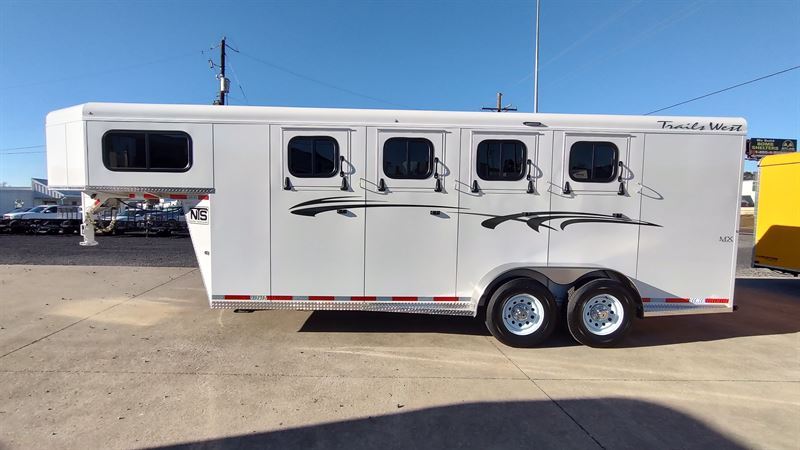 2026 Trails West 4 Horse Gooseneck Trailer