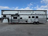 2026 3 horse Bison Ranger 3 Horse Side Load 16' Living Quarters
