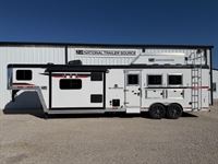 2024 3 horse Bison Silverado 3 Horse 11' Living Quarters