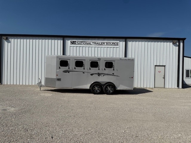 2026 Trails West 4 Horse Bumper Pull Trailer