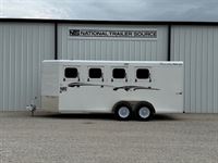 2025 4 horse Trails West 4 Horse Bumper Pull Trailer