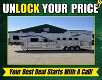 2024 4 horse Twister 4 Horse Side Load with 16'6" Outlaw Conversions