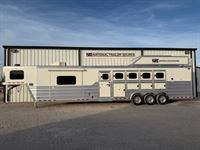 2026 5 horse Cimarron 5 Horse Side Load with 13'6" Outlaw Conversions