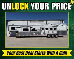 2024 4 horse Twister 4 Horse Side Load with 16'6" Outlaw Conversions