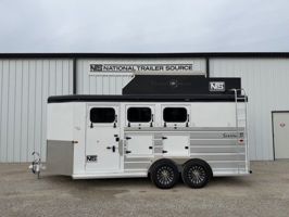 2026 3 horse Trails West 3 Horse Bumper Pull Trailer