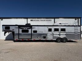 2026 3 horse Bison Ranger 3 Horse Side Load 16' Living Quarters